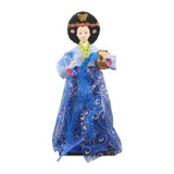 Maxbell Korean Hanbok Doll Cute 12 inch Female Statue for Home Office Tabletop Decor Style E