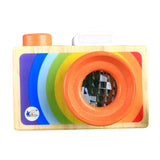 Maxbell Maxbell Kids Wooden Camera Toy Portable Kaleidoscope Camera Pretend Play Toy A