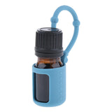 Maxbell Maxbell 5ml Empty Refillable Essential Oil Bottles Case with Silicone Sleeve Blue