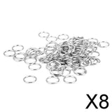 Maxbell 8x100pcs Metal Bra Strap Adjuster Slider/ Hooks Lingerie Sewing 10mm O Ring