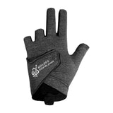 Maxbell 3 Fingers Billiard Glove Anti Slip Snooker Glove for Playing Training Sports Black L