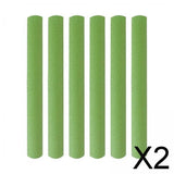 Maxbell 2x6Pcs Trampoline Pole Foam Sleeves for Children Trampoline Accessories Tubing Green