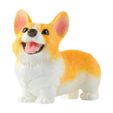 Dog Statue Mini Resin Animal Figures for Centerpiece Office Living Room Corgi