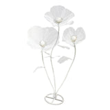 Maxbell Giant Artificial Flower Backdrop Wedding Decoration for Home Outdoor Mariage White