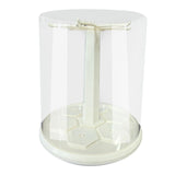 Maxbell Figure Display Case Transparent Rotatable for Pendants Action Dolls Keychain