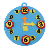 Maxbell Maxbell 1-10 Cognition  Kindergarten Math Toy Teaching Aids Early Education Material Blue clock