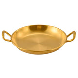 Maxbell Korean Ramen Pot Multipurpose Double Handle Pan Pot Stockpot Kimchi Soup Pot Diameter 17cm