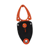 Maxbell Mini Fish Gripper Built in Spring for Gift Fishing Tackle Fish Lip Grip Tool Orange Black