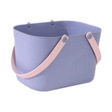 Maxbell Portable Shower Basket, Organizer Shower Basket for Kitchen College Bathroom Purple