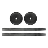 Maxbell 2Pcs Cymbal Strap Soft Musical Instrument Accessory Repairment Cymbal Handle Black