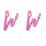 Maxbell 2x Pink Gym Rhythmic Gymnastic Ballet Dance Ribbon Streamer Musical Theatre