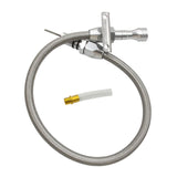 Maxbell Transmission Oil Dipstick Auto Repair Flexible for Chevy 700R4 4L70E Silver
