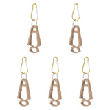 Maxbell 5x Outdoor Glove Clip Keeper Outdoor Anti Drop Clip for Outdoor Construction Khaki