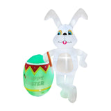 Easter Inflatable Bunny Outdoor Decoration Gift for Holiday Courtyard Garden with Pencil