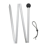 Maxbell 2xTent Poles Preassembled Bracket 160cm/200cm Shelter Canopy Poles Canopy Rods 1.6M pointed tip