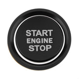 3 Pieces Engine Start Ignition Button Sticker+ Wheel Sticker Badge Trim