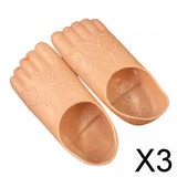Maxbell 3xFunny Barefoot Feet Slippers for Cosplay Party, Carnivals Stage Performances