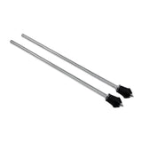 Maxbell 2Pcs Kick Drum Legs Metal Bass Drum Legs for Percussion Instruments Drum Kit