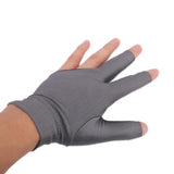 Maxbell 3x Professional Snooker Billiard Spandex Left Hand Cue 3-Finger Players Gloves