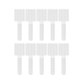 Maxbell 10x Reusable Cable Ties Cord Organizer for Data Centers Home Computer Cables White