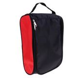 Maxbell Portable Golf Sports Shoes Bag Zippered Shoe Case Black+Red - Aladdin Shoppers