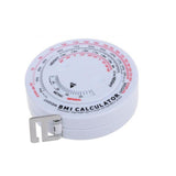 Maxbell Maxbell Body Mass Index Tape Calculator & Retractable Measure Diet Weight Loss Round