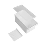 Maxbell Butter Dish with Lid Easy Clean Butter Container for Biscuits Butter Kitchen L
