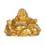 Maitreya Buddha Statue Resin Laughing Buddha for Party Housewarming Gift Gold