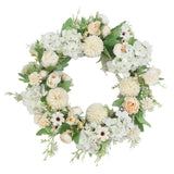 Artificial Peony Garland Hanging Wreath Flower Door Wall Decor 5 Pieces