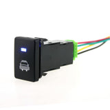 Maxbell 2x4-Pole Push Button Switch Blue LED for Headlight Pattern for