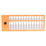 Maxbell Maxbell 13 Rods Plastic= Traditional Chinese Beads Abacus Soroban Calculating Tool Children Educational Math Learning Aid Orange Frame
