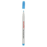 Maxbell 2pcs 1mm Water Erasable Soluble Pen Vanishing Fabric Marker Blue White