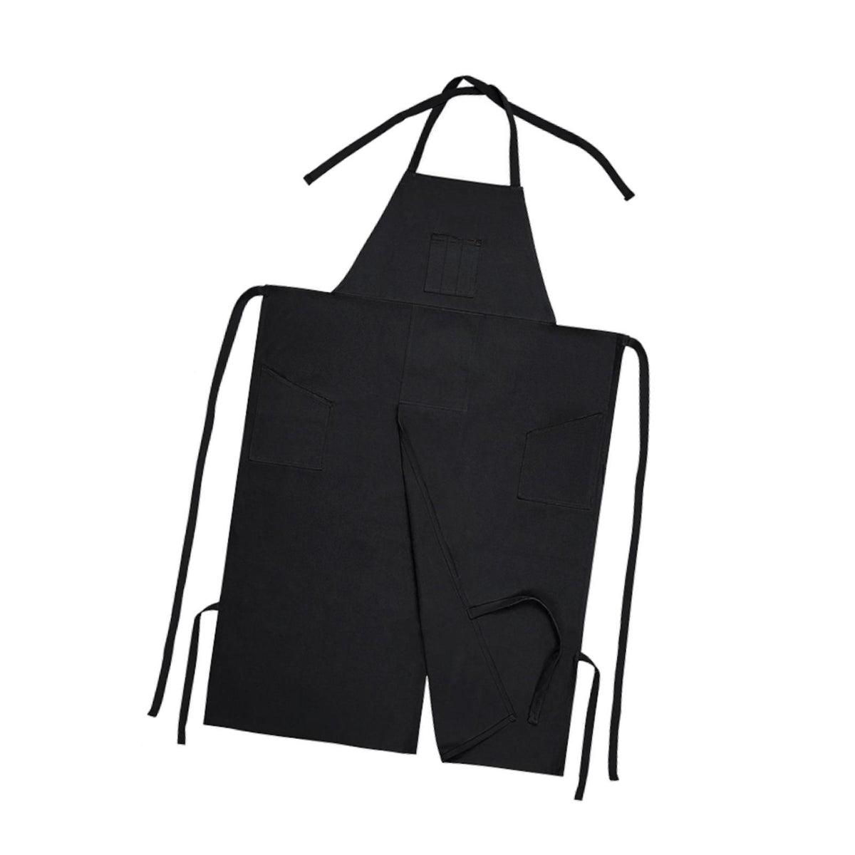 Maxbell Pottery Apron Simple Ceramic Clay Apron for Potters DIY Ceramic Sculpture Black