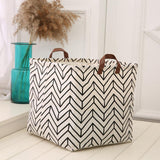 Maxbell 2x Cute Reusable Square Storage Basket Laundry Bin Home Organiser Makeup Box
