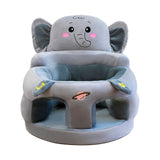 Maxbell Infants Support Chair Learning to Sit Versatile Cartoon for Girls Boys for Gift gray