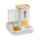 Maxbell Maxbell Food Feeder and Water Dispenser for Indoor Cats Automatic Pet Water Fountain Yellow