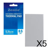 Maxbell 5x Silicone Thermal Pad 12.8 W/mK Heat Resistance for PC Laptop Heatsink