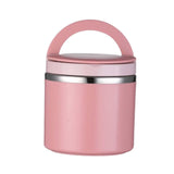 Maxbell Lunch Box Noodles Pot Salad Bowl Outdoor Picnic Box for Hiking Travel Picnic 630ml pink