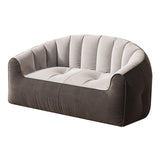 Maxbell Bean Bag Chair with Filler Twin Size Lazy Sofa for Playroom Living Room Dorm Grey Dark Grey