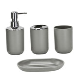 Maxbell Maxbell Bathroom Accessories Housewarming Gift Toothbrush Holder for Bathroom Vanity Gray