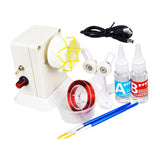 Maxbell Fishing Rod Building Winding Machine Equipment Portable Easy to Use Supplies 60g transparent