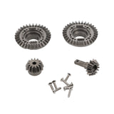 Maxbell RC Metal Gears Set RC Vehicle Scale Replacement for Accessory Vehicle Crawler Front Rear Gear Set