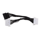 Maxbell 20xUniversal Car 1 Male to 2 Female 16 Pin OBD2 Extension Cable Splitter Wire