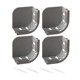 Maxbell 4Pcs Bed Sheet Clips Simple Keep Firm and Tight Mattress Bed Sheet Fasteners Gray