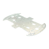 Maxbell Metal Smart Car Chassis Replacement Robot Car Accessories Lightweight Sturdy No motor hole 4WD