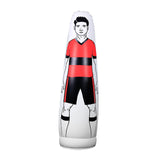 Maxbell Inflatable Football Training Mannequin Accessory Football Trainer Tumbler Adults Red