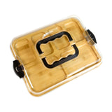 Maxbell Bamboo Cheese Board Reusable Cheese Platter for Housewarming Wedding Kitchen