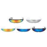 Maxbell 5x Futuristic Soldier Glasses Space Alien Robot Sunglass Cosplay Photo Props