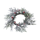 Maxbell Christmas Candle Garland Handmade Candlestick Wreath for Tree Bedroom Window
