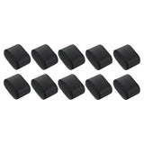 Maxbell 10 Pieces Watch Pillows Jewelry Display Accessories for Jewelry Box Showcase Black PU Leather